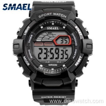 SMAEL Men's Sport Casual Watchs Waterproof LED Display